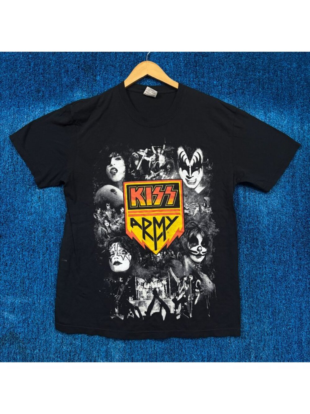 KISS “I Was There Las Vegas” Graphic T-Shirt Size Large